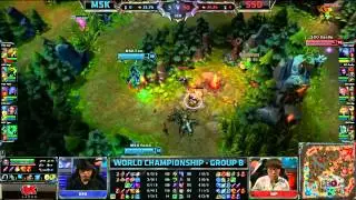MSK vs SSO | Mineski vs Samsung Galaxy Ozone | Worlds 2013 Group Stage Day 2 | Full game HD