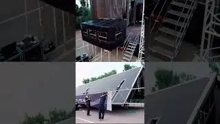 15.3m S595 Mobile Stage | Full Hydraulic Performance 🎬