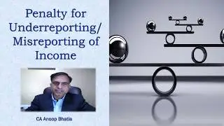Penalty for Underreporting / Misreporting of Income under Income Tax Provisions