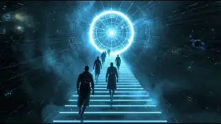 Ascension of the Flesh and Circuit🌌✨ 2-Hour Mystical Cyber Ambience | Sacred Geometry Soundscape