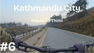 Virtual Bike Ride: Kathmandu City | Kapan to Thimi | 4K