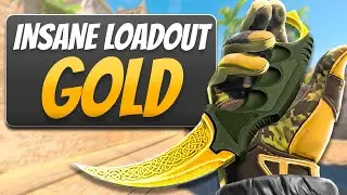 Building the Perfect GOLD CS2 Loadout! The Best Gold Skins, Knives & Gloves (2025)