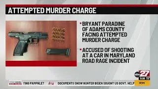 Adams County man facing attempted murder charge in Maryland road rage incident