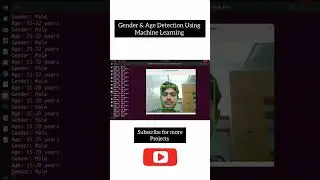 Age and Gender Detection Using Machine Learning Source Code 👇
