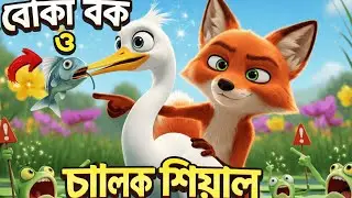 বোকা বক ও চালাক শিয়াল | Bengali Fairy Tales Cartoon | Bengali kids story | Bangla Cartoon Video P1