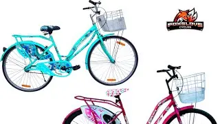 Unboxing and Assembling Video of Purple supergirl Cycle and Twinkle ladybird bicycle 26inch 24inch