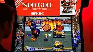 Shock Troopers: 2nd Squad Arcade Cabinet MAME Playthrough w/ Hypermarquee