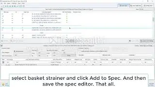 How to Add Basket Strainer on tools pallete Autodesk Plant 3D