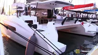 2022 Outremer 55 Sail Catamaran - Walkaround Tour - 2021 Cannes Yachting Festival