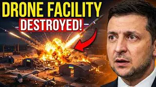 Russia's attack shocked Ukraine! Russian missiles blew up Ukraine's largest drone bomb facility!