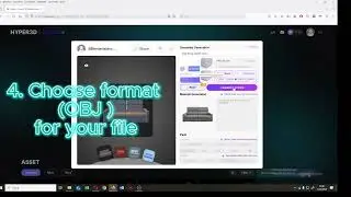 How to create a 3D Model using Hyper 3D AI