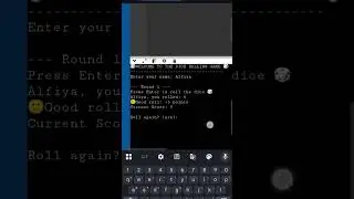 Build a Dice Roll Game in Python! #tutorial  #python #coding  #pythonanddjangofullstackwebdeveloper