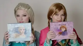 Sisters transform into Elsa and Anna using Frozen Colourpop makeup