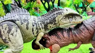 🦖 Rescue the Baby T-REX | Jurassic World Fan Film 🔥 T-Rex vs Giganotosaurus vs Therizinosaurus