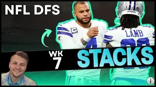 NFL DFS: Week 7 STACKS [QB Plays + GPP Winning Stacks]