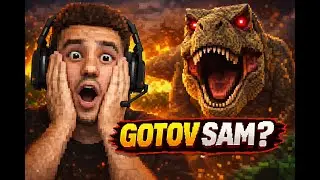 POKUŠAO SAM PREŽIVJETI U MINECAFTU PUNOM  DINOSAURIMA😱