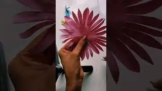 Simplicity meets creativity &ndash; Paper Flower Magic! 🌺🖐️ #DIY #CraftLover