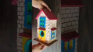 How to Make Bird House/Feeder With Coconut Shell🐦HomeMadeCrafts🦜Easy&SimpleCrafts Bestoutofwaste DIY