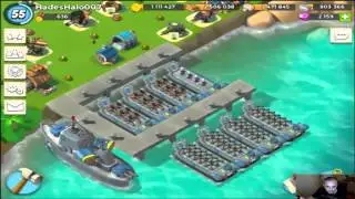 Boom Beach | Attacking Dr. TERROR BOOSTED then Clearing the Map!