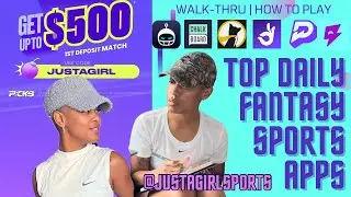 Tutorial | How to Use DFS Apps | Sleeper, PrizePicks, Dabble, Betr, Underdog & Chalkboard