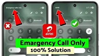 Emargency call only problem in airtel sim | airtel sim not showing problem | airtel network problem