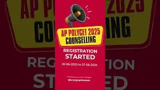 AP POLYCET 2025 Counselling Registrations Started