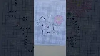 PIXEL ART DE UN GATO CON UNA FLOR 🐈🐈🐈🐱🐱🌷🌷🌷👍👍👍👍👍👍😃😃😃🙃🙃#pixelart