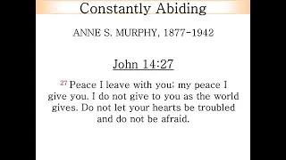 Constantly Abiding