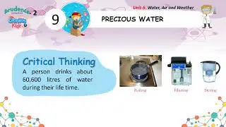 9- Precious Water | Prudence Learning Science Class-2| Genius Kidz | Preschool Learning