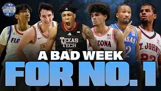No. 1 Arizona loses again; Iowa State smacks Kansas; BYU's Saunders out for season; CBB wknd recap