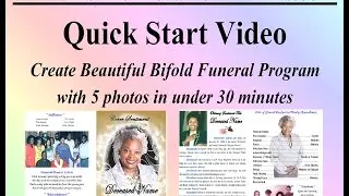 Quick Start - Distinctive Funeral Prints