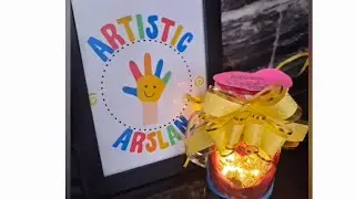 Hand-Painted Lightning Jar | Unique Gift Idea for Mother's Day or Birthday