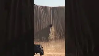 Riding through the sand dunes in Dubai, United Arab Emirates 🚙 🇦🇪 |#shorts |