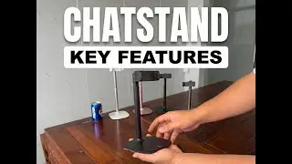 Cooper ChatStand Features: Adjustable Phone Stand for Desk | #desksetup #phonestand