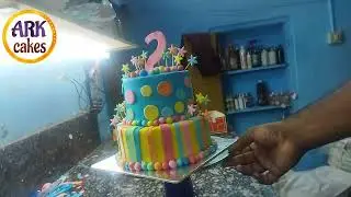 Ranjith Kumar .... kadiri....fantasy fondant cake butterscotch / ARK cakes/#birthdaycake