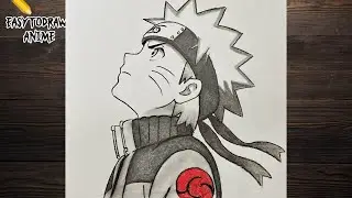 How to draw Naruto || Easy anime drawing || Drawing tutorial for beginners step by step 