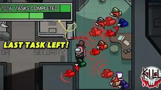 AmongUs - Zero cooldown and everyone is Noisemaker but I can't kill outside security!