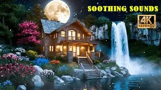 Deep Calm Sleep | Piano & Flowing Water Ambience