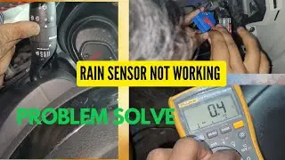How to solve if car Auto wiper not working or Rain sensor not working.