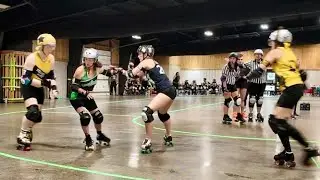 First Time Seeing Yellow Rose Derby Girls Vs Alamo City Roller Derby / Fort Bend Fairgrounds