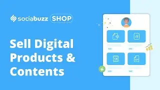 How to Sell Digital Products Using SociaBuzz SHOP