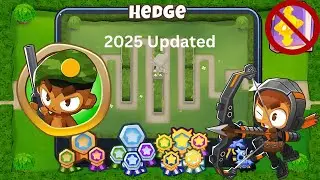Hedge [Military Monkeys Only] Guide | No Monkey Knowledge | BTD 6 (2025 Updated) 4K Strategy