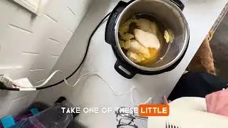 Instant pot shredded chicken in 10 min (30 total)