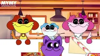 Convenience Store ORANGE PINK DOGDAY Family( Baby) Mukbang _ POPPY PLAYTIME 3 An