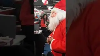 Santa claus in office ||Merry Christmas 2022||christmas celebration||#dailyvlog #viralshorts #viral