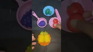 ASMR satisfying with unboxing & review miniature vegetable & fish cutting | part 71 #asmr #shorts