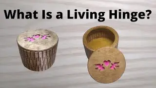 A Scroll Saw Box With Living Hinge Wall