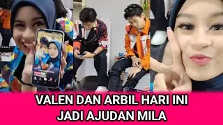 Valen gak bisa jauh dari mila, valen slalu di belakang mila #milada7 