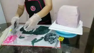 super easy handbag cake making ( step by step on  how to make it)