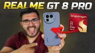 CHEGOU! O Smartphone MAIS POTENTE do BRASIL!! Realme GT8 PRO, com DESIGN MUTÁVEL!